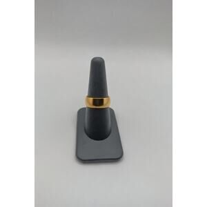 Polished Stainless Steel Band Ring Size 7 9mm Wide Unisex